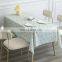 Kitchen accessories cheap 100% polyester oilproof dinning table cover waterproof tablecloth