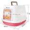Splash-proof and crack-proof closed cat litter box