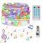 10M USB Sound Activated LED Music String Light Garland Christmas Decor 8 Function Party Holiday Lighting