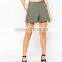 Summer Women new arrival a line green summer beach shorts