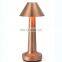 2019 amazon cafe hotel restaurant decorative wireless dimmable  table lamp