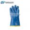 Heavy Duty PVC Winter Work Gloves with Gauntlet Cuff Liquid And Chemical Resistant