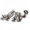ISO7380 m4 M6 M8 M10 M12 stainless steel button head hexagon socket head machine screw with round head