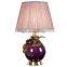 living room light luxury bedroom bedside enamelled ceramic brass luxury table lamp