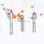 Glass Planter Water metal Iron Art Hydroponic Vase Transparent Test Tube shelf