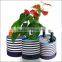 (566) Decorative Home Balcony Round Nursery Bag Simple Design Strips Planter Pot                        
                                                Quality Choice