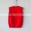 V Neck sleeveless Vest School Students Uniform Knitted Vest Kids Sweater Vests