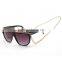 Light-Gold long chain dark color fashion hot customed design sunglass high quality