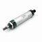 Single piston single acting Aluminum alloy MAL series mini pneumatic cylinder with magnetic