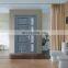 Factory Price Aluminum Fixed And Swing Door With FlyScreen and Frosted Glass