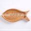 Eco-friendly Wood Bamboo Baby Bowl,Plate Custom Printed Natural Animal Shape Square Dinner Fruit Food Bamboo Plates For Kids