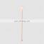 Factory Direct custom logo metal bsci personalized coffee juice martini rose gold cocktail swizzle sticks brass stirrers