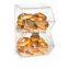 Clear Acrylic Large Capacity Case Display Customized  Candy Acrylic Bread Box With Lid