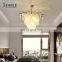 Modern Residential Decoration Fixtures Home Villa Hotel Glass Luxury Pendant Lamp