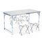 Wholesale portable customized aluminium adjustable dining picnic foldable table bbq folding Outdoor camping table
