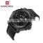 NAVIFORCE NF9099 Cool waterproof mens leather strap military watches analog digital wrist watches for men sport