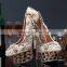 C71589A bling bling amazing rhinestone high heel shoes women wedding party fashion shoes