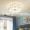 European Plum Ceiling Lamp American All-copper Led Round Lamps For Living Room Study Porch Decor Glass Ceiling Light