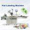 automatic flat bag labeling machine flat round cup labeling machine