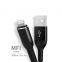 1m 2m nylon braided USB-A to Lightning  USB Data Charger Cable for iPhone 7 8 Plus 11 12 13 Pro XS Max Mini