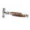 Nature  Bamboo Handle  Matte Rose Gold Razor Face  Shaving Safety Razor