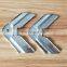 Galvanized Steel Duct Flange Corner Metal Stamping for HVAC System & Parts