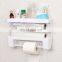 Multifunction Kitchen Cling Film Foil Dispenser Wall Mounted Paper Towel Holder Cling Film Holder