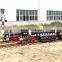 Cheap ride electric train ride on kids tourist tracked rail trains for sale