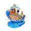 Zhongshan Tai Le Play Children Indoor and outdoor video games competitive rocking car rocking machine electronic games screen game pirate ship sea theme captain