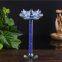 Lotus Candle Holder Crystal Glass Small Candle Holder Romantic Candlelight Dinner Props Western Restaurant Candle Holder