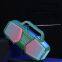 Multi Speakers Am Fm Radio Emergency Alert Led Light Rechargeable Hand Crank Power Bank Bt Speaker