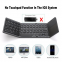 Mini Foldable Keyboards with Touchpad Wireless Air Mouse for Windows Android IOS Phone Tablet PC Folding Keyboard