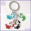 Customized stainless steel animal butterfly keychain