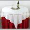 High quality Red plain polyester tablecloths