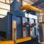 Automatic direct shot blasting machine customized frame H-beam H-beam drum conveyor shot blasting machine