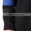 2016 new design decorated black lightweight cotton sweatshirt for mens