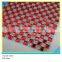 24*40 cm Glue Glass Rhinestone Trimming Mesh Sheets 8*8 mm Siam Square In Sticker Sheet