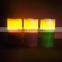 Multi-colored color LED candle with timer