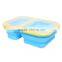 Produce New Style Practical Eco Friendly Microwave Fda Silicone Lunch Box