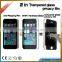 9H Anti shock tempered glass privacy screen protector for iphone 5/5s SE