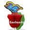 100mm Honeycomb peacock design party cocktail decorative pick for food