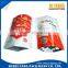 Snack food packaging zip lock bag/ Colored plastic film aluminum foil bag manufacturer