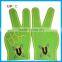 Customized Promotional Cheering Sponge/EVA V Victory Foam Finger Hand