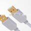 Xinya hot selling factory customized original high quality gold plated A/M to A/M USB cable with customized length