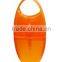 small card shape plastic bottle of oval form