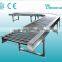 Durable factory supply professional Industrial stainless steel nylon belt conveyor table