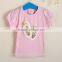 Lovely rabbit t-shirt baby toddler organic clothing baby shirt organic cotton t-shirt baby shirt