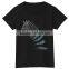 Wholesalers Fashion Design ZEBRA Hot Fix Stones Women t Shirt