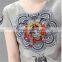 Create Your Own T Shirt Cotton Spandex Top Fashion Girl T Shirt Large Quantity
