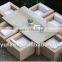 weatherproof rattan furniture cafe table chair set